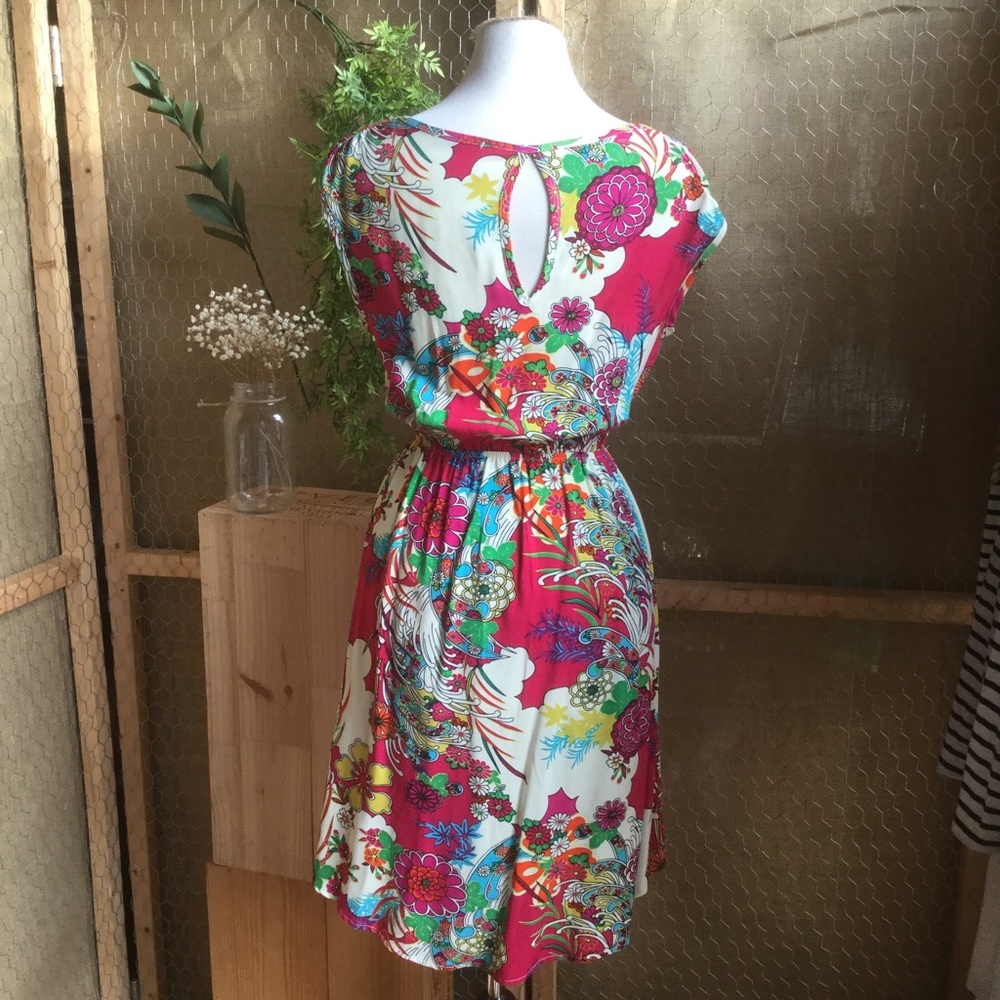 Floral High/Low Dress - Picture 2 of 3