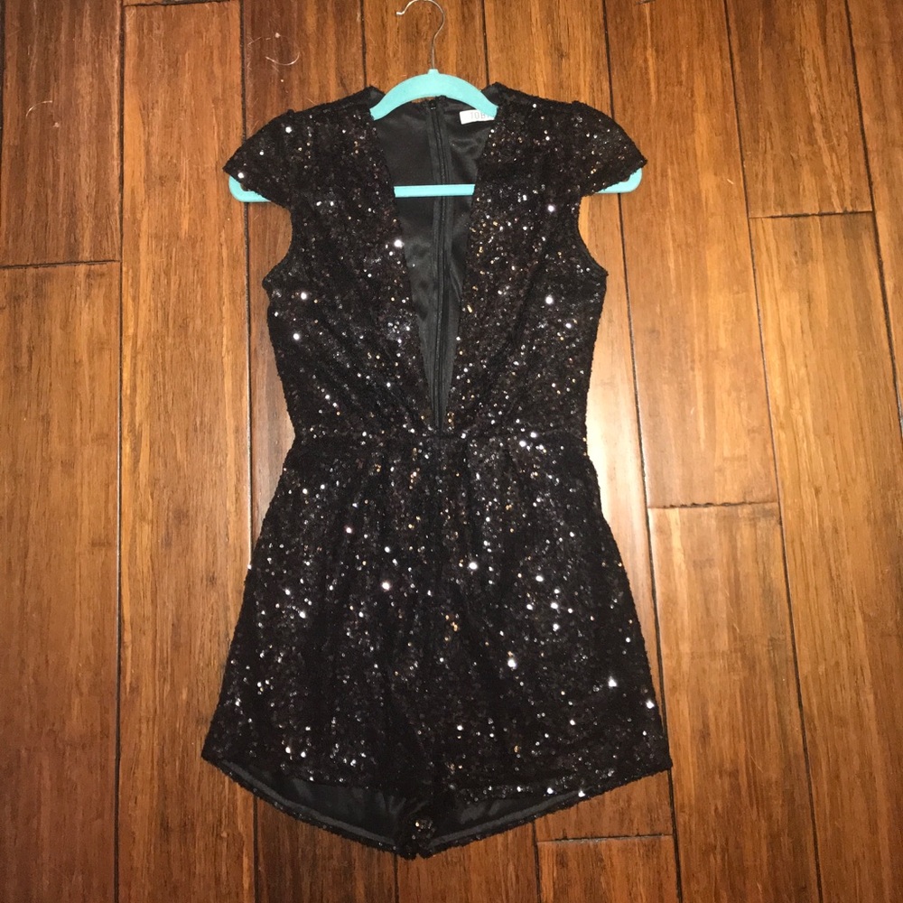 Tobi sequin romper