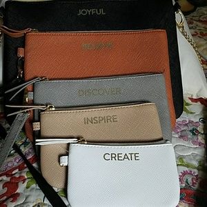 Clutch and crossbody bag set by Joy Mangano