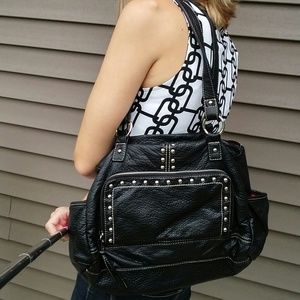 RED by Marc Ecko purse black with studs