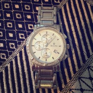 Bulova diamond watch