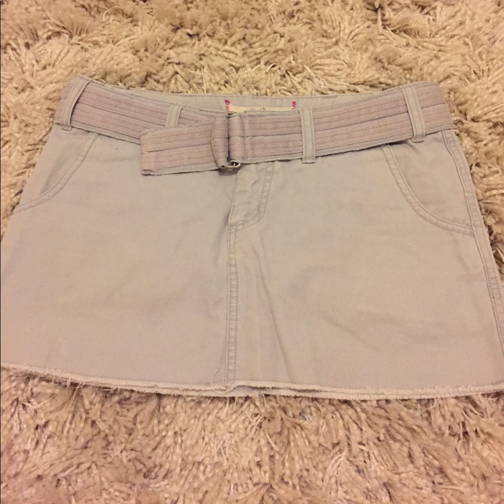 Gray cotton mini skirt Sz 4