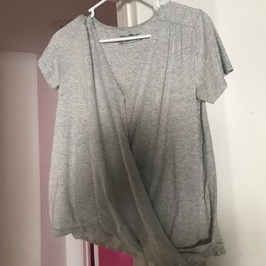 Faux wrap top