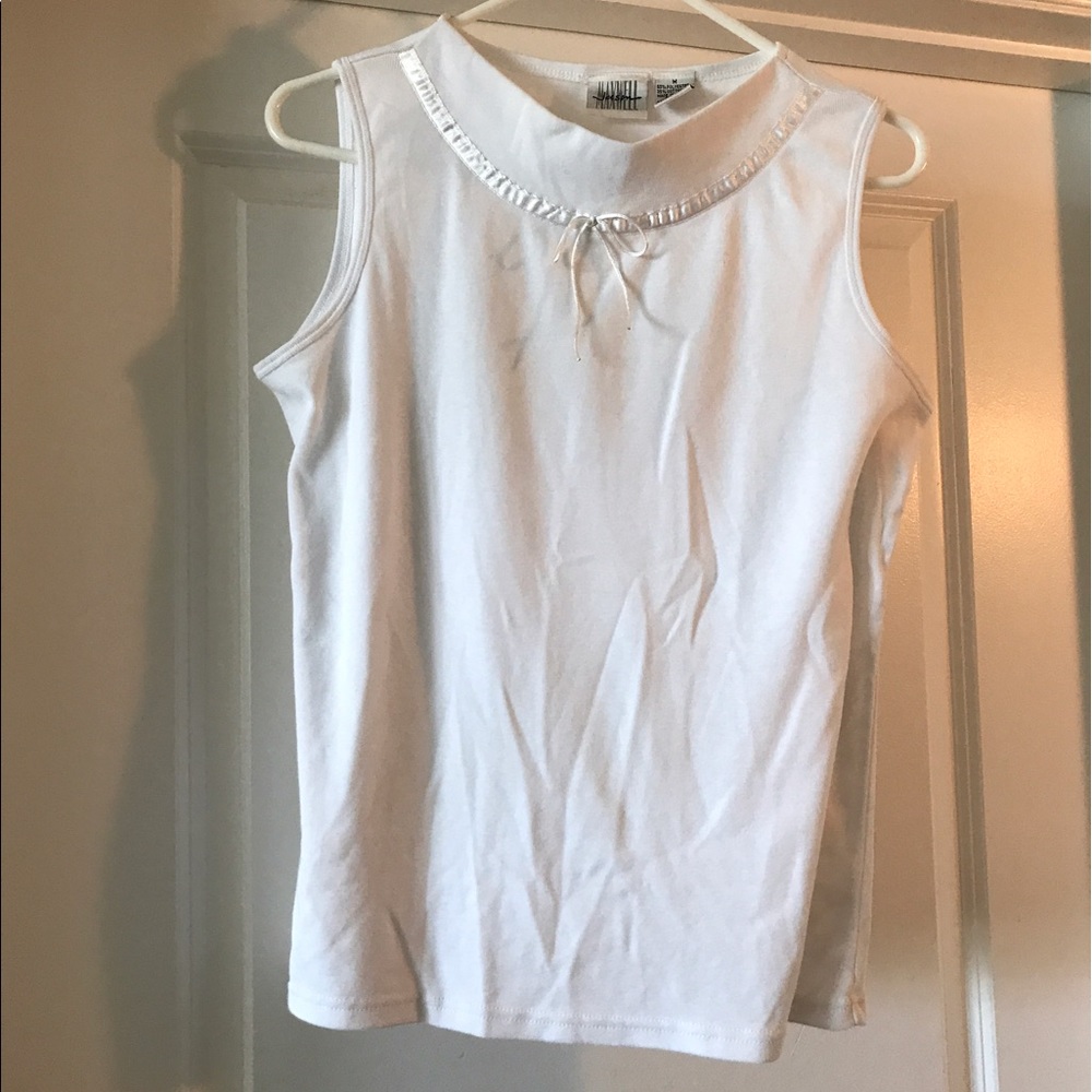 White dressy tank top.