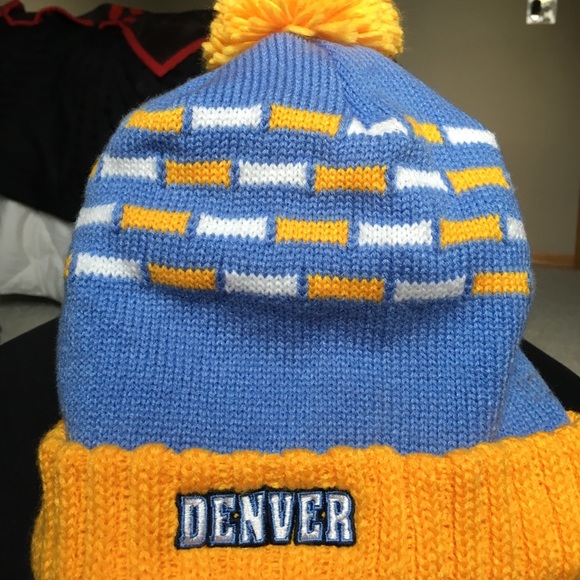 Denver Nuggets puff Beanie hat - Picture 1 of 2