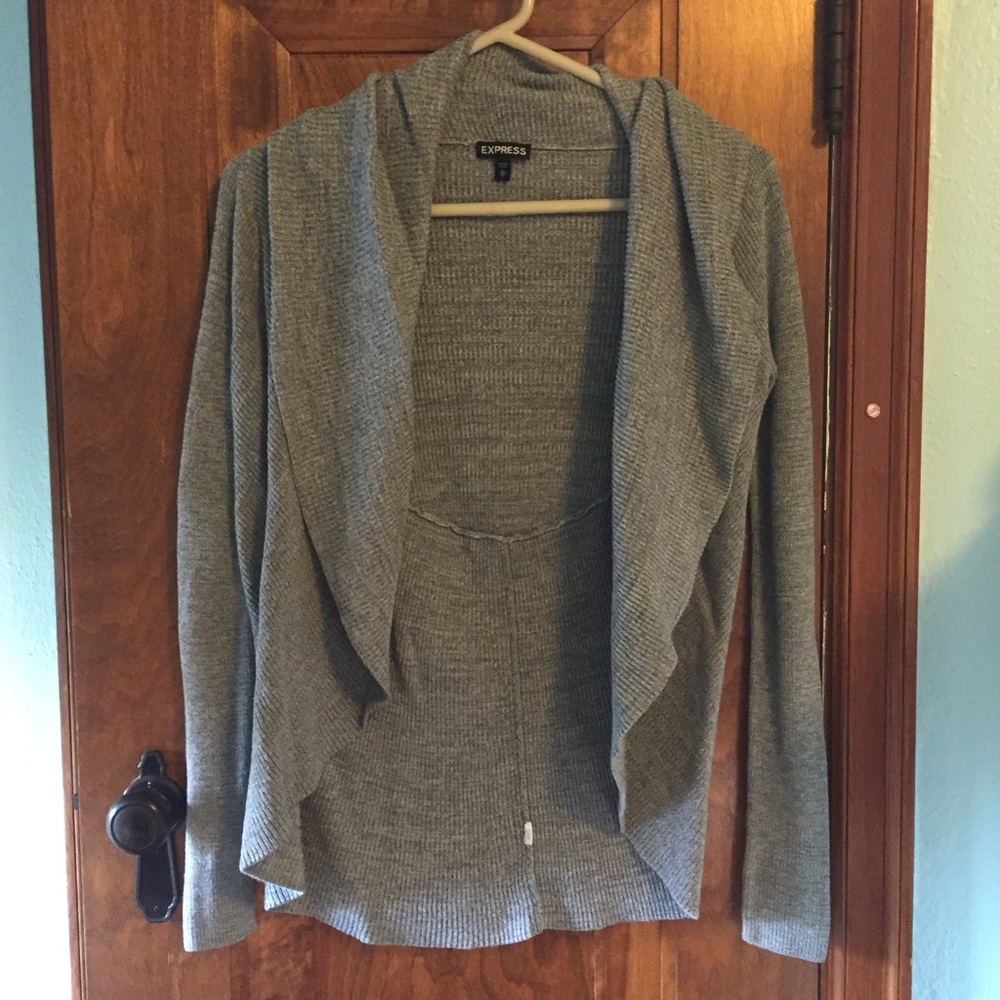 Grey express cardigan