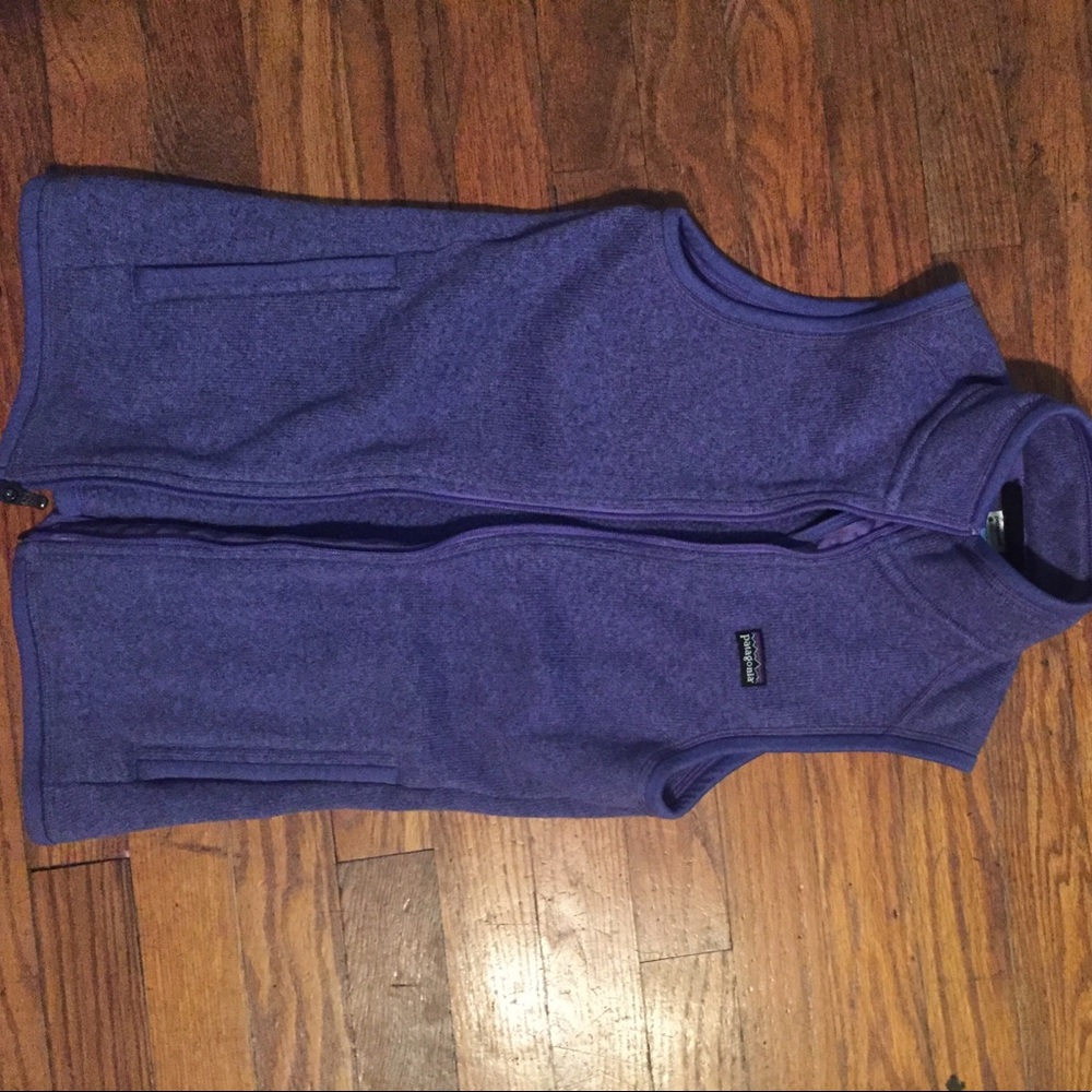 Women's XS Patagonia purple knit vest