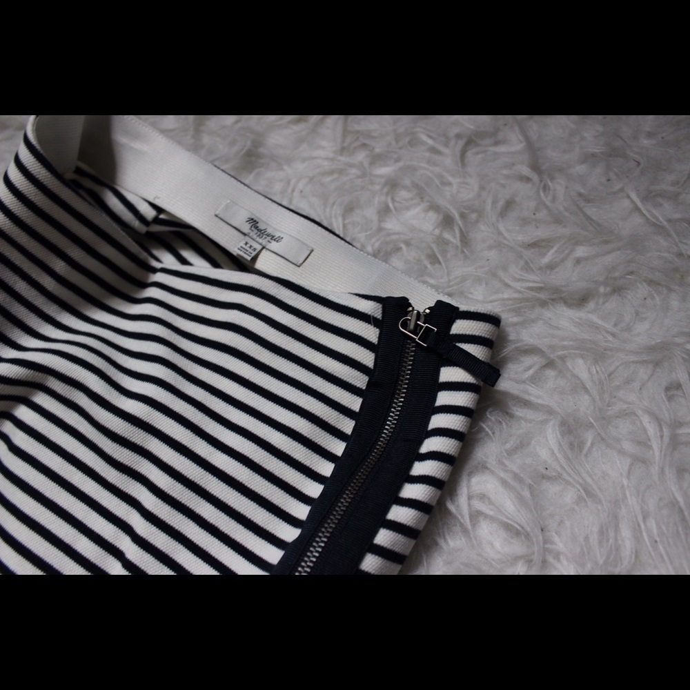 NEW Madewell eventide zip skirt