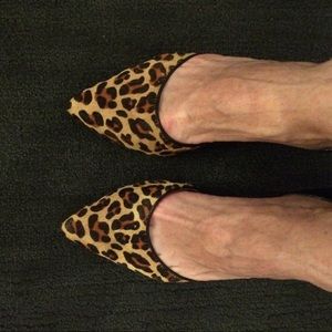 Nine West Leopard-print kitten heels
