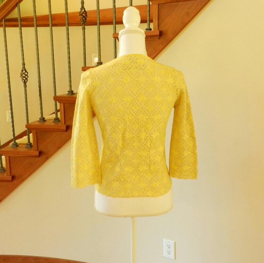 Anthropologie Midnight Daisy cardigan - Picture 6 of 6