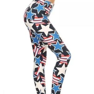 🇺🇸⭐️Buttery Soft "American Stars" Leggings🇺🇸⭐️