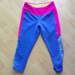 Purple workout capris