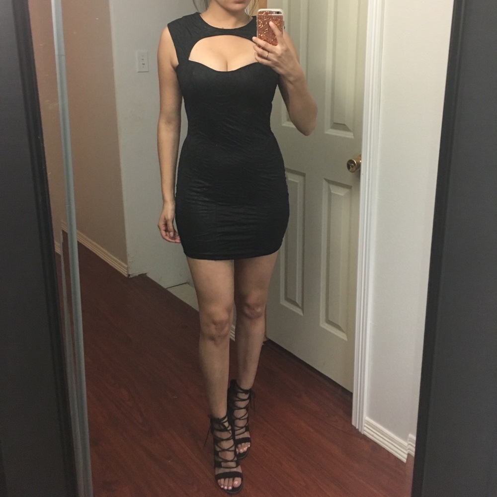 Black Mini Club Dress