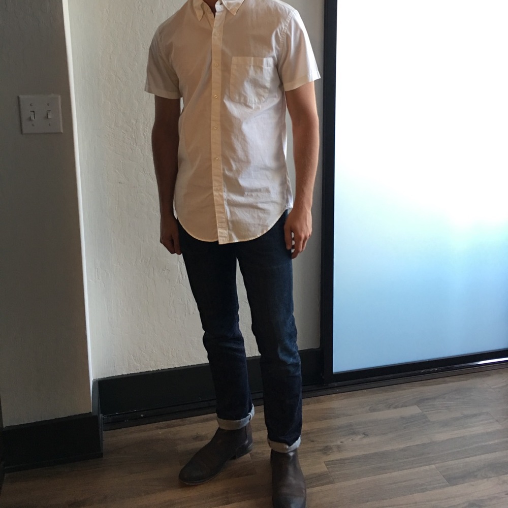 Men's J. Crew Short Sleeve Button Down