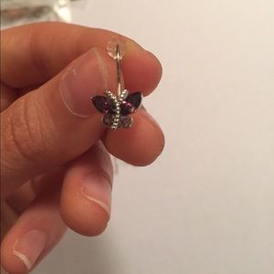Beautiful butterfly earrings, NEVER WORN!