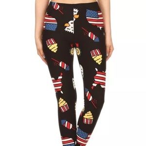 🇺🇸💥Buttery Soft "All America" Leggings!🇺🇸💥