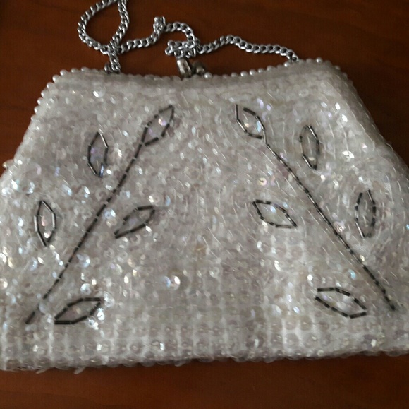 Vintage sequined clutch - Picture 1 of 2