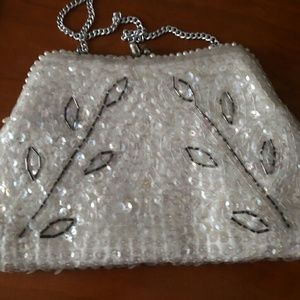 Vintage sequined clutch