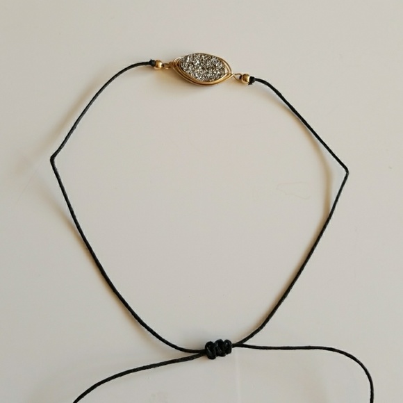 Druzy Wrap choker - Picture 4 of 4