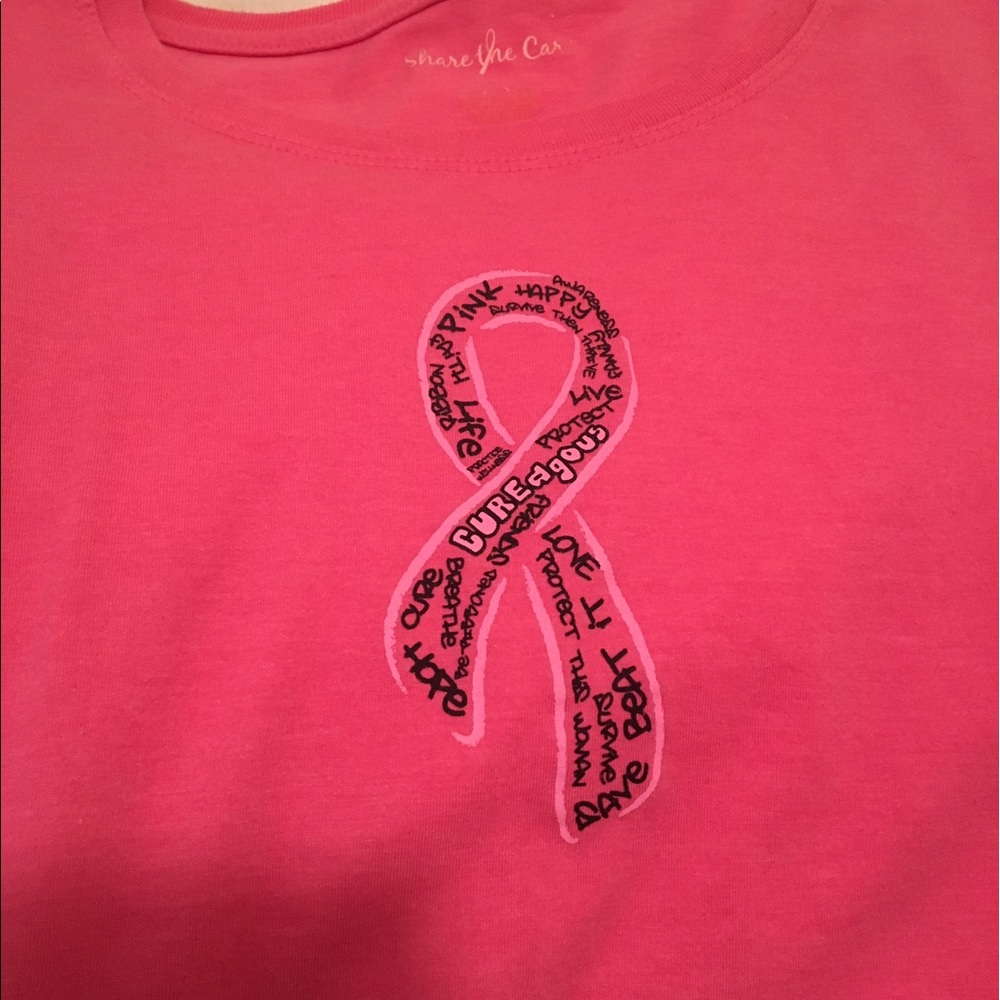❌Women's XXL Long Sl. PINK RIBBON shirt
