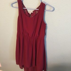 Maroon dress. Bought from CR!