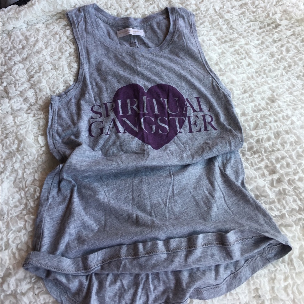 Spiritual gangster tank top ✨