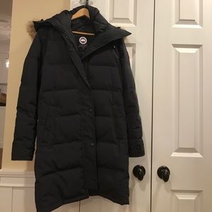 NAVY BLUE CANADA GOOSE SHELBURNE PARKA