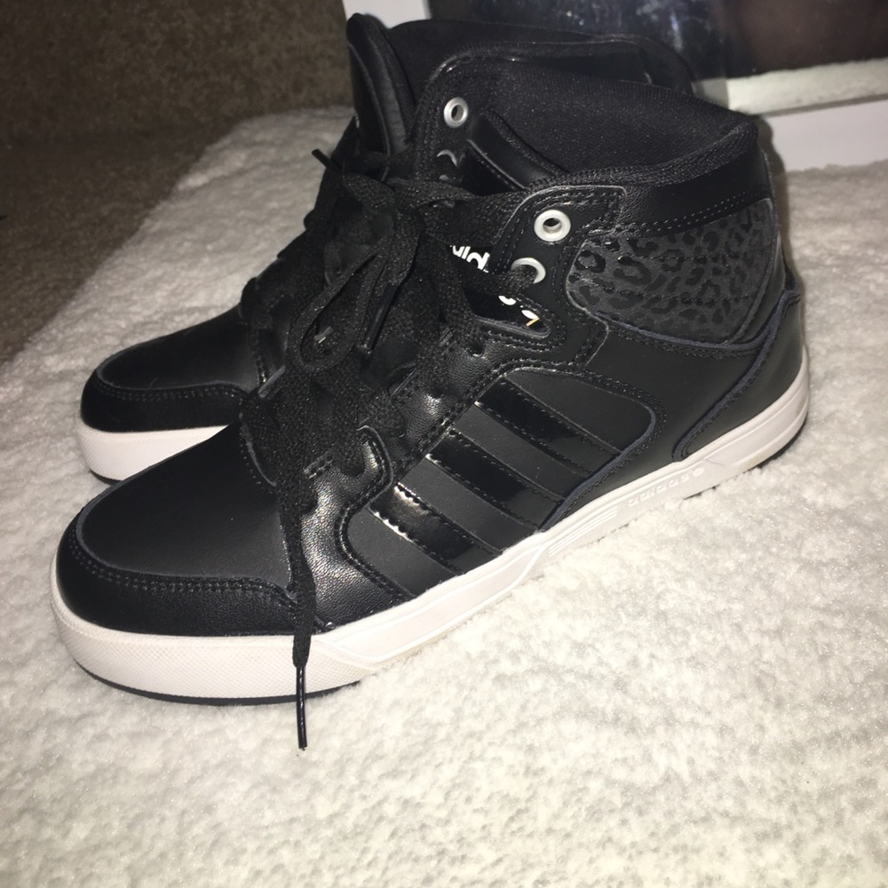 high-top adidas neo (girls size 5.5)
