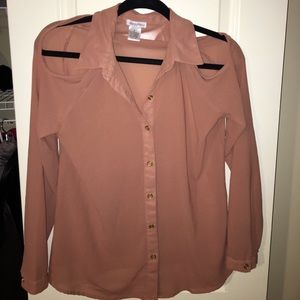Cold shoulder blouse