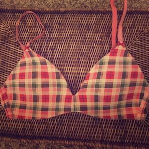 Plaid Victoria's Secret bra