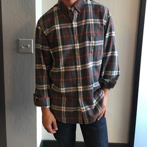 J. Crew Men's Plaid Flannel Shirt