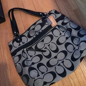 Coach letter authentic purse