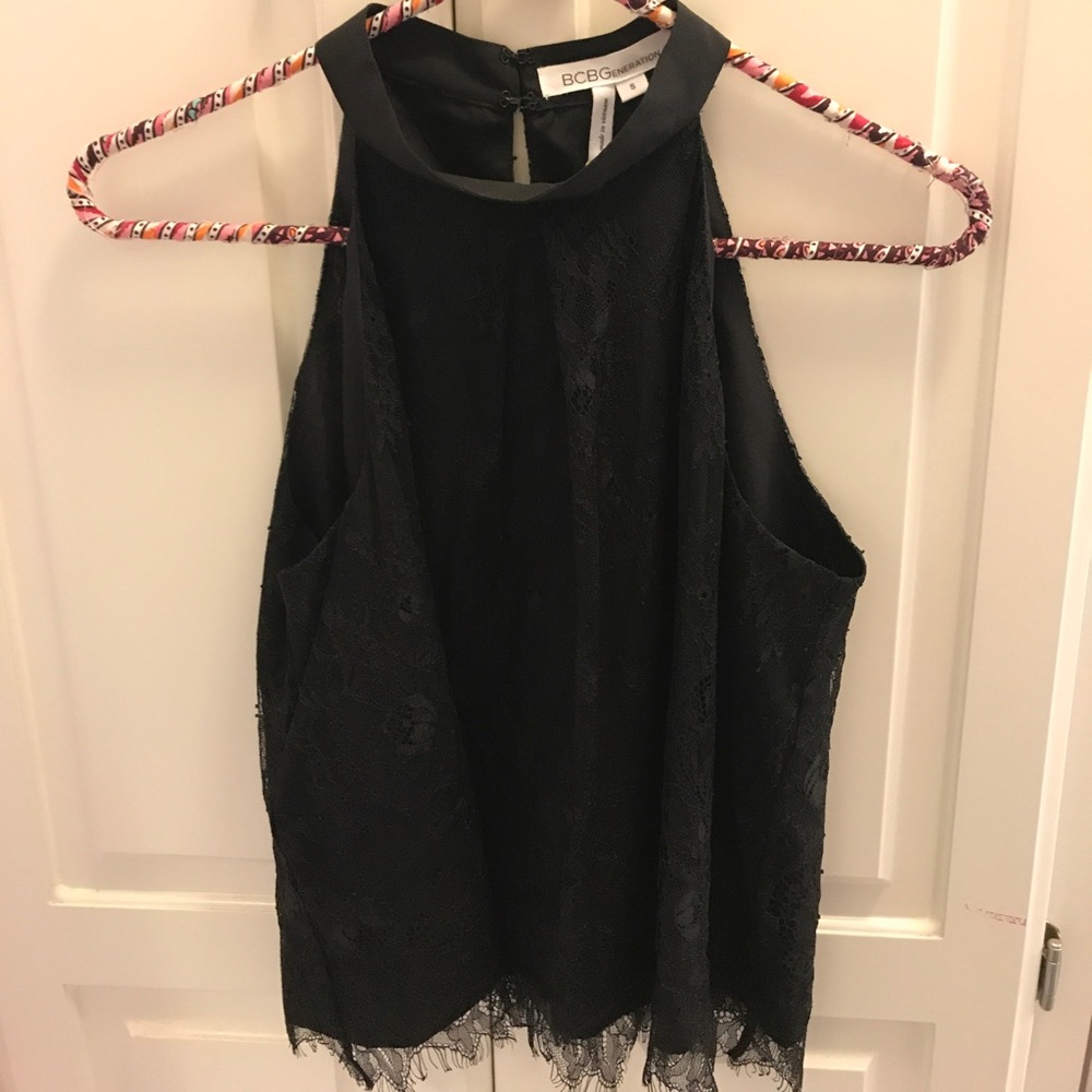 bcbg generation lace top size small