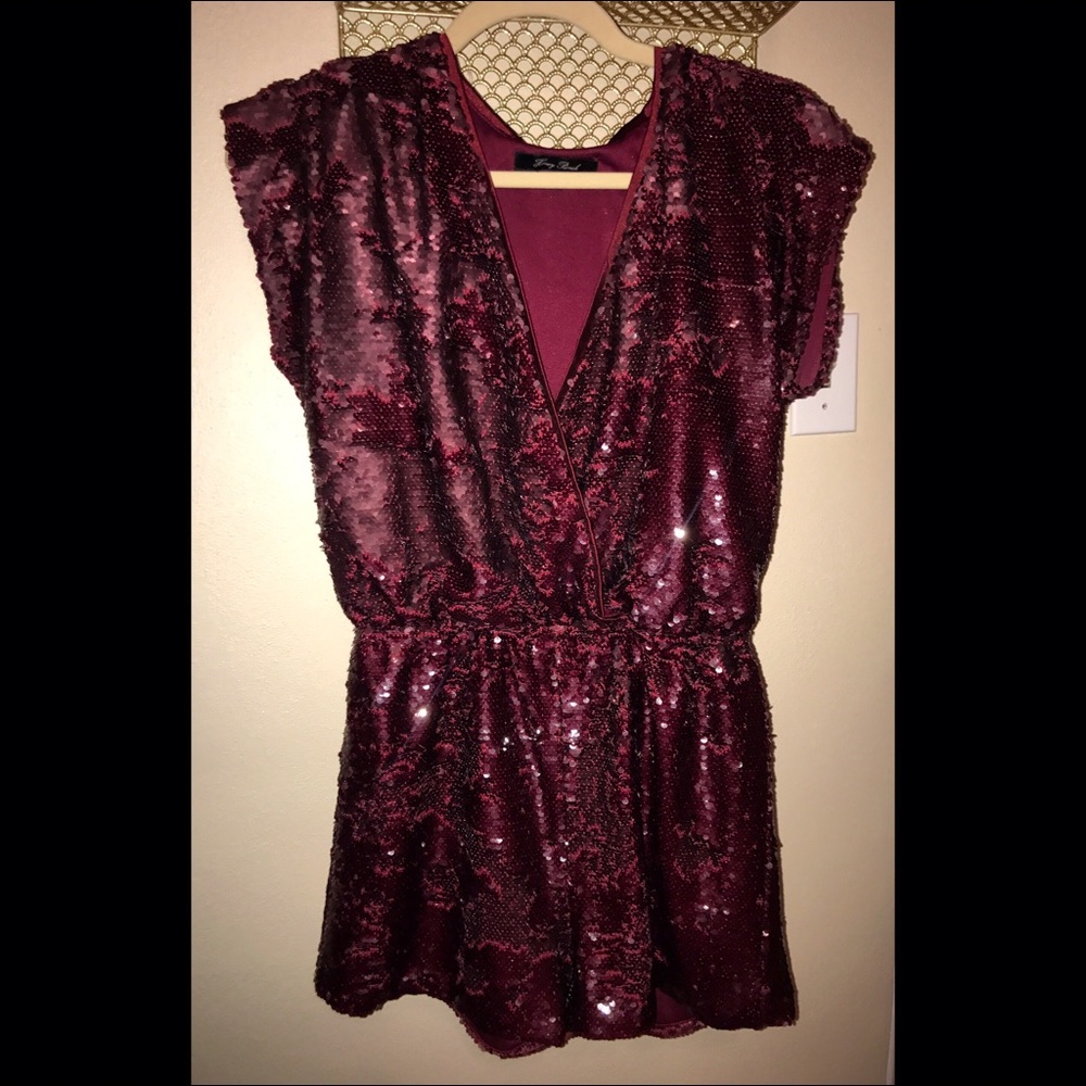Sequin Honey Punch Romper ❤️