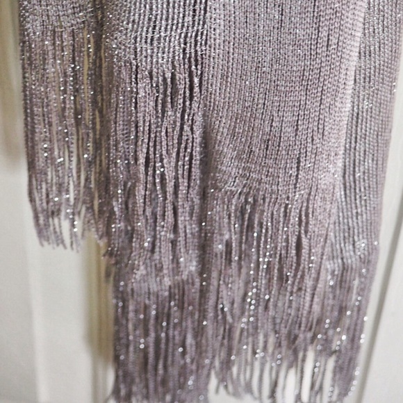 Silver tone scarf NWT - Picture 5 of 5