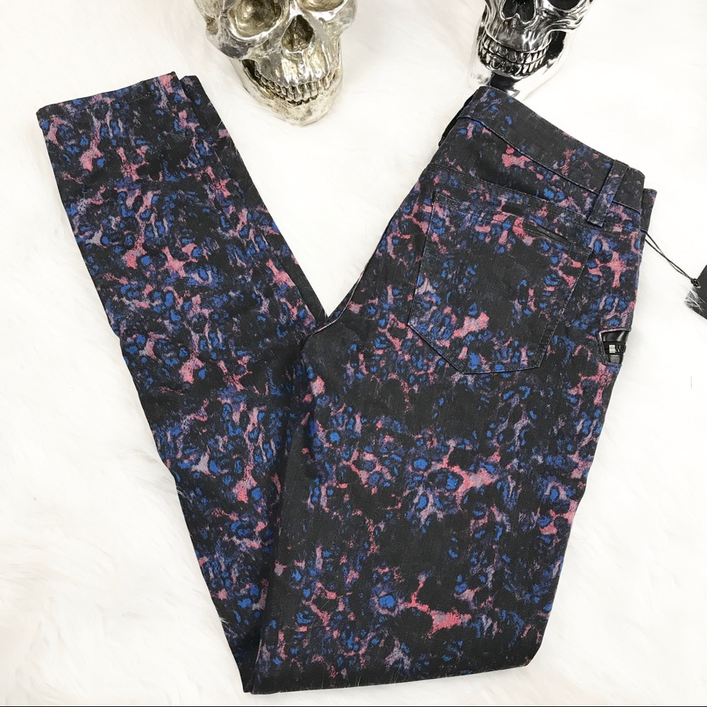 Joes jeans thriller zipper skinny jeans