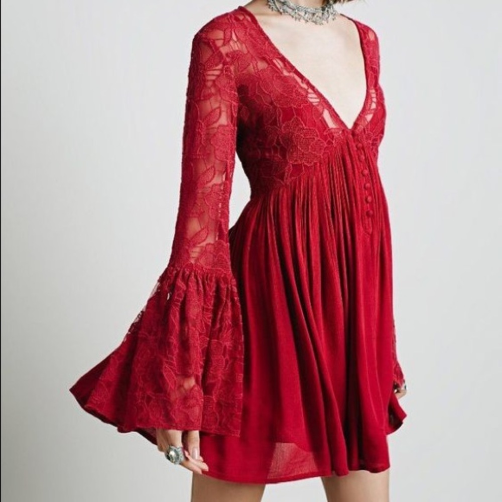 FREE PEOPLE🌹W/ love from India dress