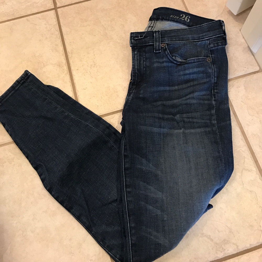 JCrew size 26 toothpick jean