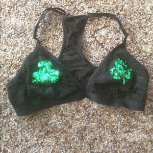 VS PINK Shamrock Bralette