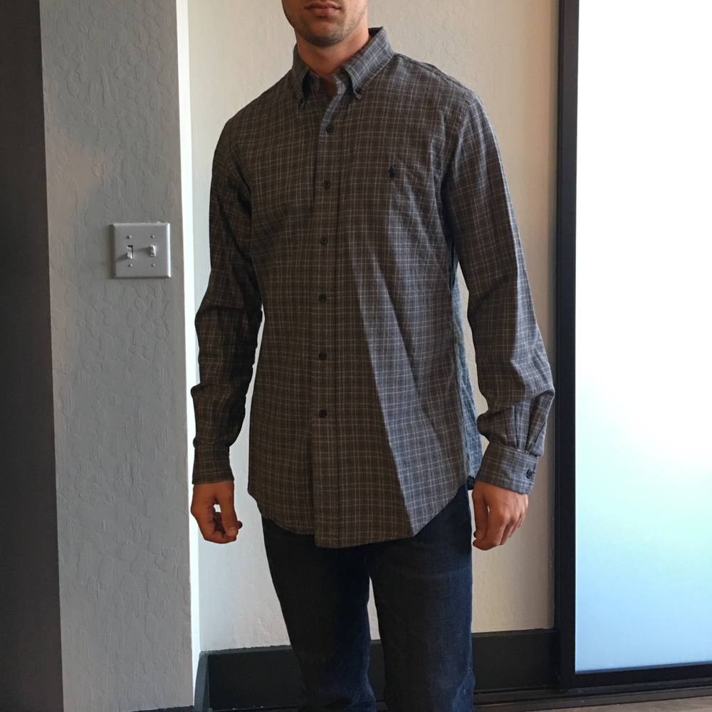 Ralph Lauren Custom Fit Plaid Shirt