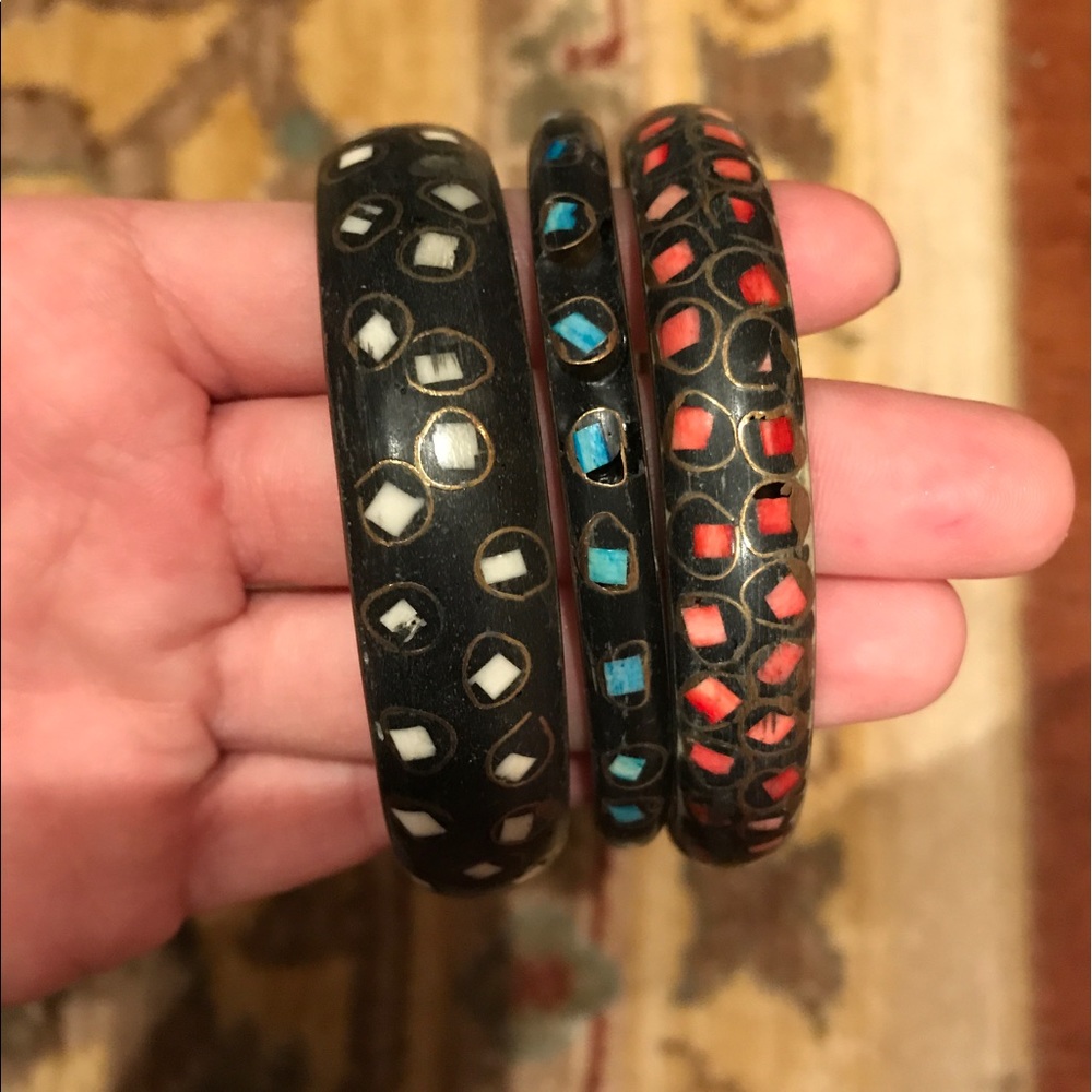 Three chunky bangles - Picture 2 of 2