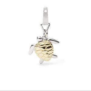 NWT Fossil Turtle two tone Charm