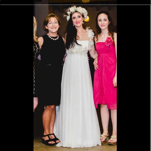 4 Small Maggie Sottero Wedding Dress Gown beach - Picture 6 of 8