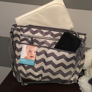 Chevron Cross-body stroller bag