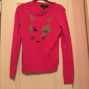 C. Wonder pink fox sweater
