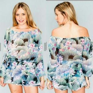 Rane Romper in Water Lily - Show Me Your Mumu