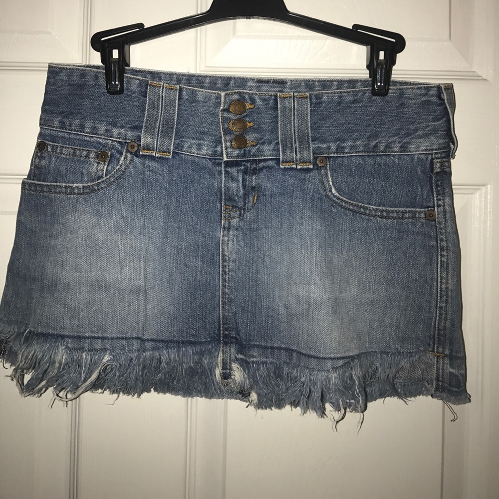 Abercrombie🎉 & Fitch  blue vintage  skirt