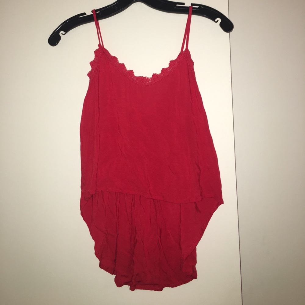 Red Cami Tank Top