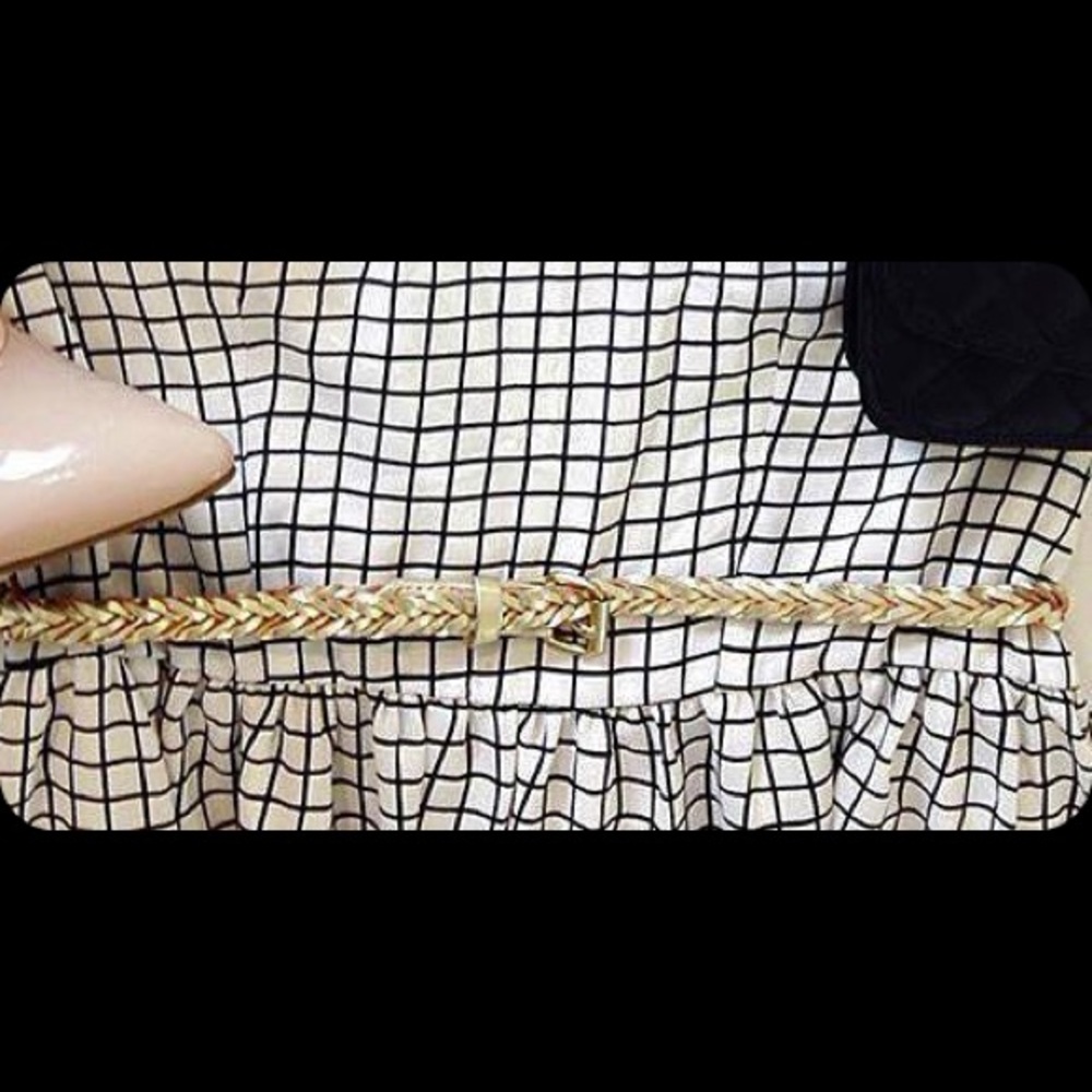 Thin Braided Belt