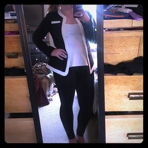 Elle Black & White Blazer! NWOT!!!